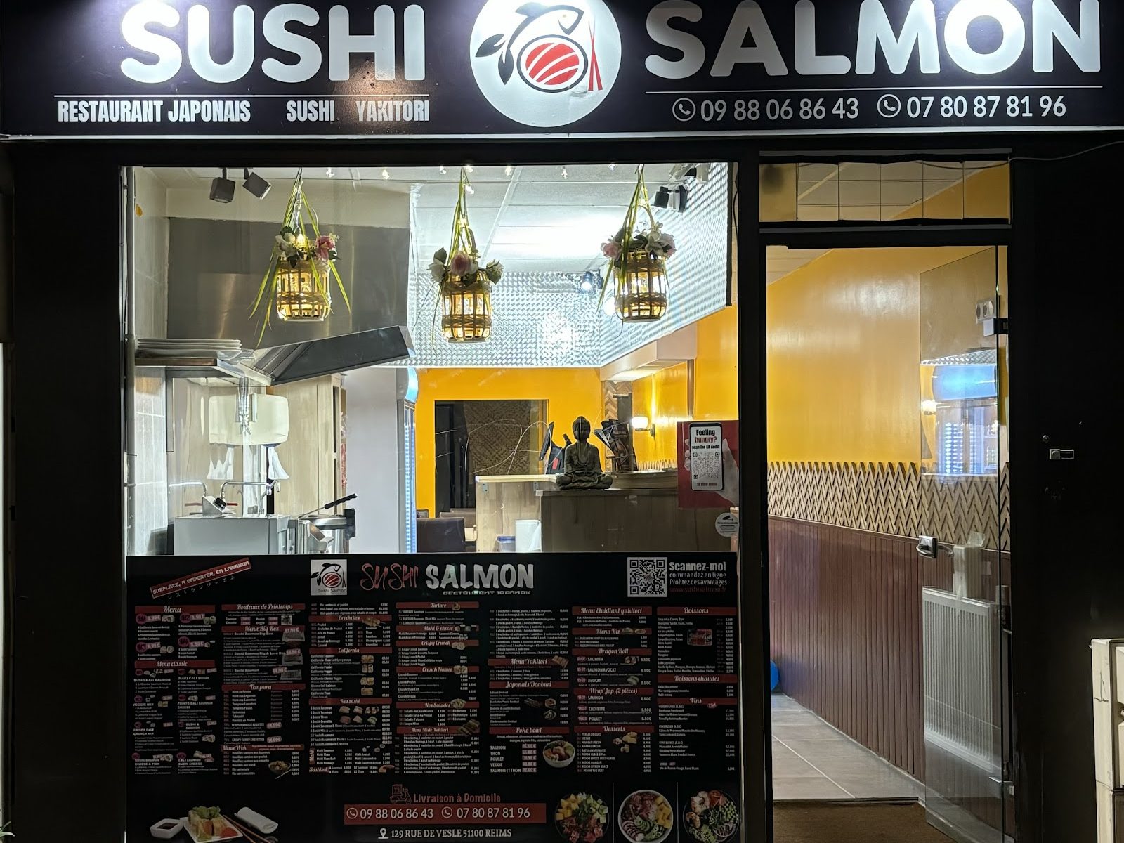 Sushi salmon, restaurant à Reims