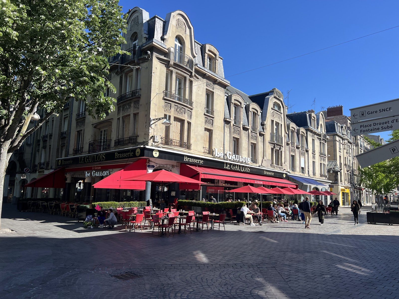 Brasserie Le Gaulois, restaurant à Reims